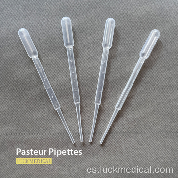 Pipetas Pasteur de plástico desechables